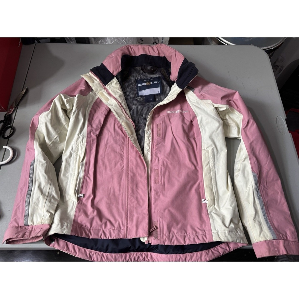 Henri Lloyd Women's Sailing‎ Jacket Size S Pink Reflective